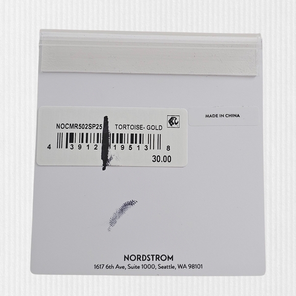 Nordstrom Wide Resin Tortoise Gold Hoop Earrings Statement ‎ Bold Chunky NWT - Picture 7 of 8